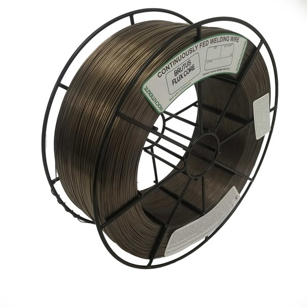 Rockmount Research And Alloys Brutus FC, Flux Core Wire for Welding Dissimilar or Unknown steels, Gas-shielded, .045 Dia., 33lb 7174